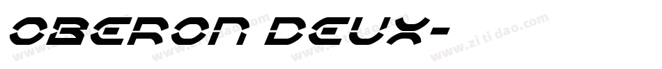 Oberon Deux字体转换